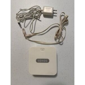 Sonos GEN 1 Bridge with Power Supply Ethernet Cable White - Tested And Working